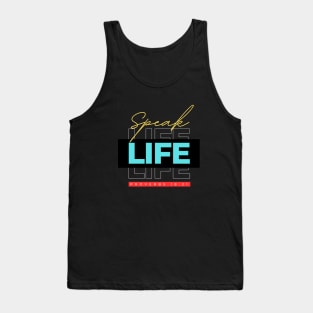 Speak Life | Christian Tank Top